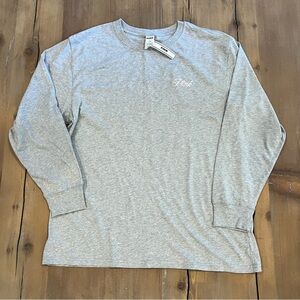 PINK Victoria's Secret Light Gray Long Sleeve Shirt